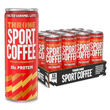 Throne Sport Coffee Latte - 10g protein - 150mg Natural Caffeine and B Vitamins - Lactose-Free, Premium Arabica, NSF Certified, Active Lifestyles