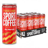 Throne Sport Coffee Latte - 10g protein - 150mg Natural Caffeine and B Vitamins - Lactose-Free, Premium Arabica, NSF Certified, Active Lifestyles
