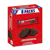 Gamesa Emperador Chocolate Flavored Sandwich Cookies, 2.36 Oz, Pack of 8
