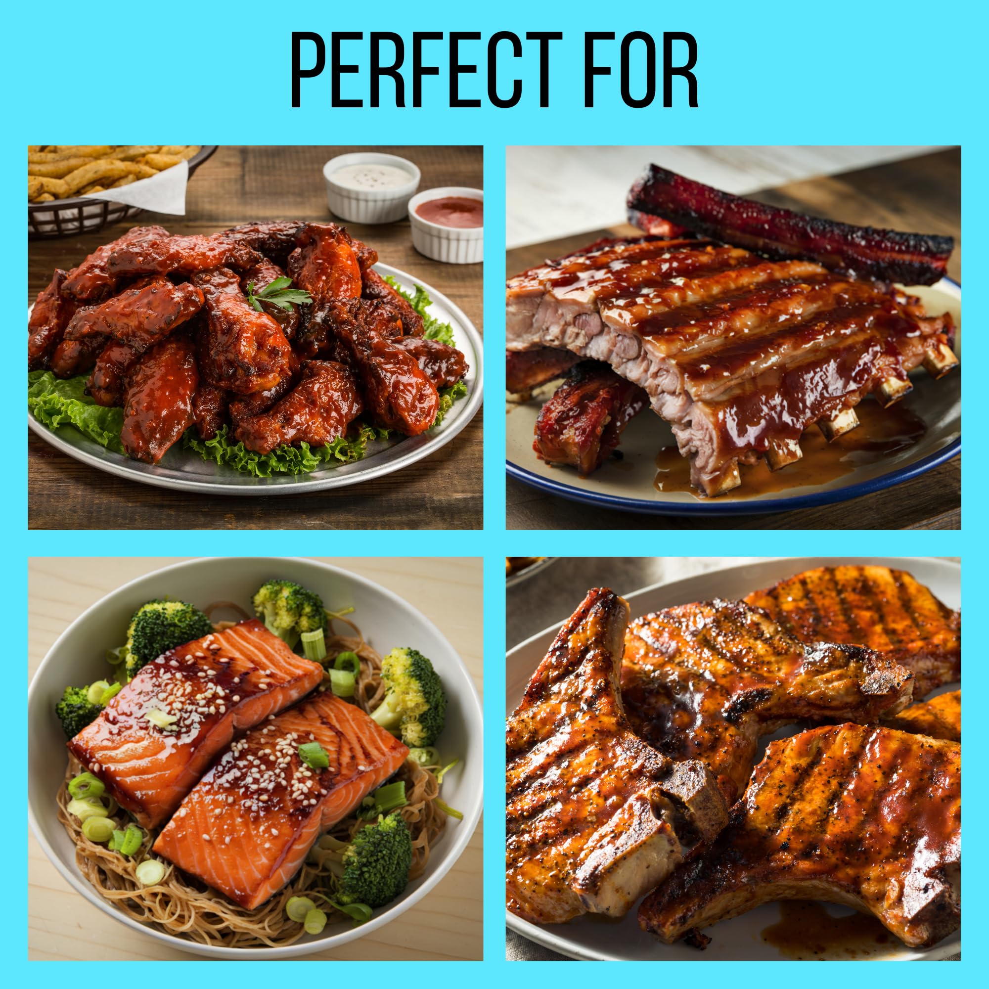 Croix Valley Blackberry Ancho Chile BBQ & Wing Sauce - 3 Pack (12 oz Glass Bottles) - Sweet Blackberry with Smooth Smokey Ancho Depth - Zero Sodium