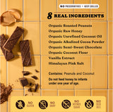 Honey Mama's, Peanut Butter Cup Chocolate Fudge Bars, NO Refined Sugar, Gluten Free, Dairy Free, Soy Free, NO Seed Oils, 2.5 Ounce, 3-Serving Bar