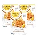 Simple Mills Almond Flour Crackers, Farmhouse Cheddar, 4.25 oz, 3 count