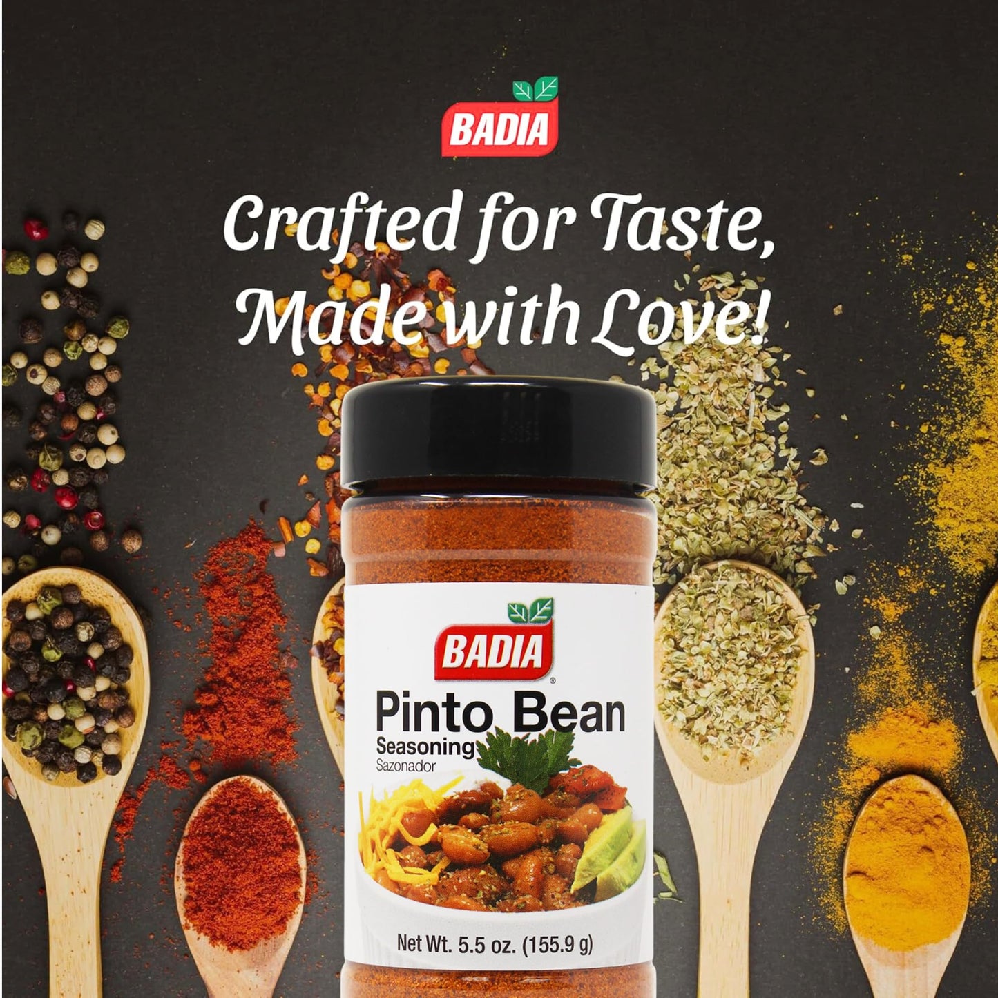 Badia Pinto Bean Seasoning, 5.5 oz - Savory Blend for Flavorful Beans, Soups, Stews & Latin Dishes