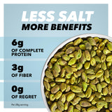 Wonderful Pistachios No Shells, Lightly Salted Nuts, 12 Ounce Resealable Bag, Protein Snacks, Gluten Free, Healthy Snack