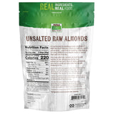 NOW Foods, Almonds, Raw and Unsalted, Source of Protein, Grown in the USA, 16-Ounce (Packaging May Vary)