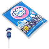 Charms Blow Pop Single Flavor Bag - Blue Raspberry Flavored Lollipops with a Bubble Gum Center - Individually Wrapped Hard Candy - Blue Candy - Peanut