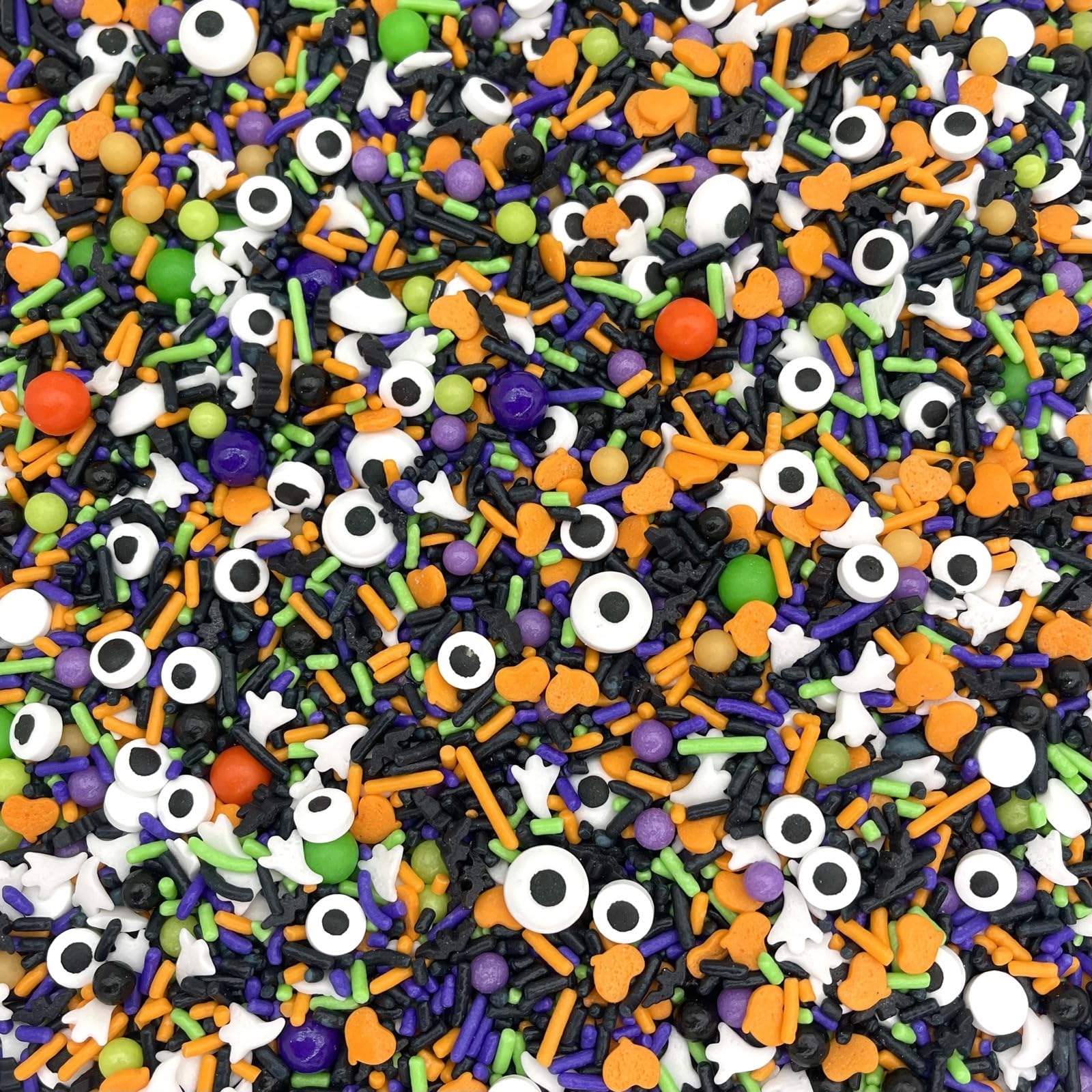 Manvscakes Halloween Sprinkles - Sprinkles For Cake Decorating, Edible Themed Sprinkles For Cookie Decorating, Chocolate Desserts, Cupcakes, Ice