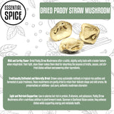 Essential Spice Dried Paddy Straw Mushrooms, 1 lb - Whole, Mild Savory Flavor & Tender Texture - Ideal for Asian Stir-Fries, Soups, Curries & Noodle
