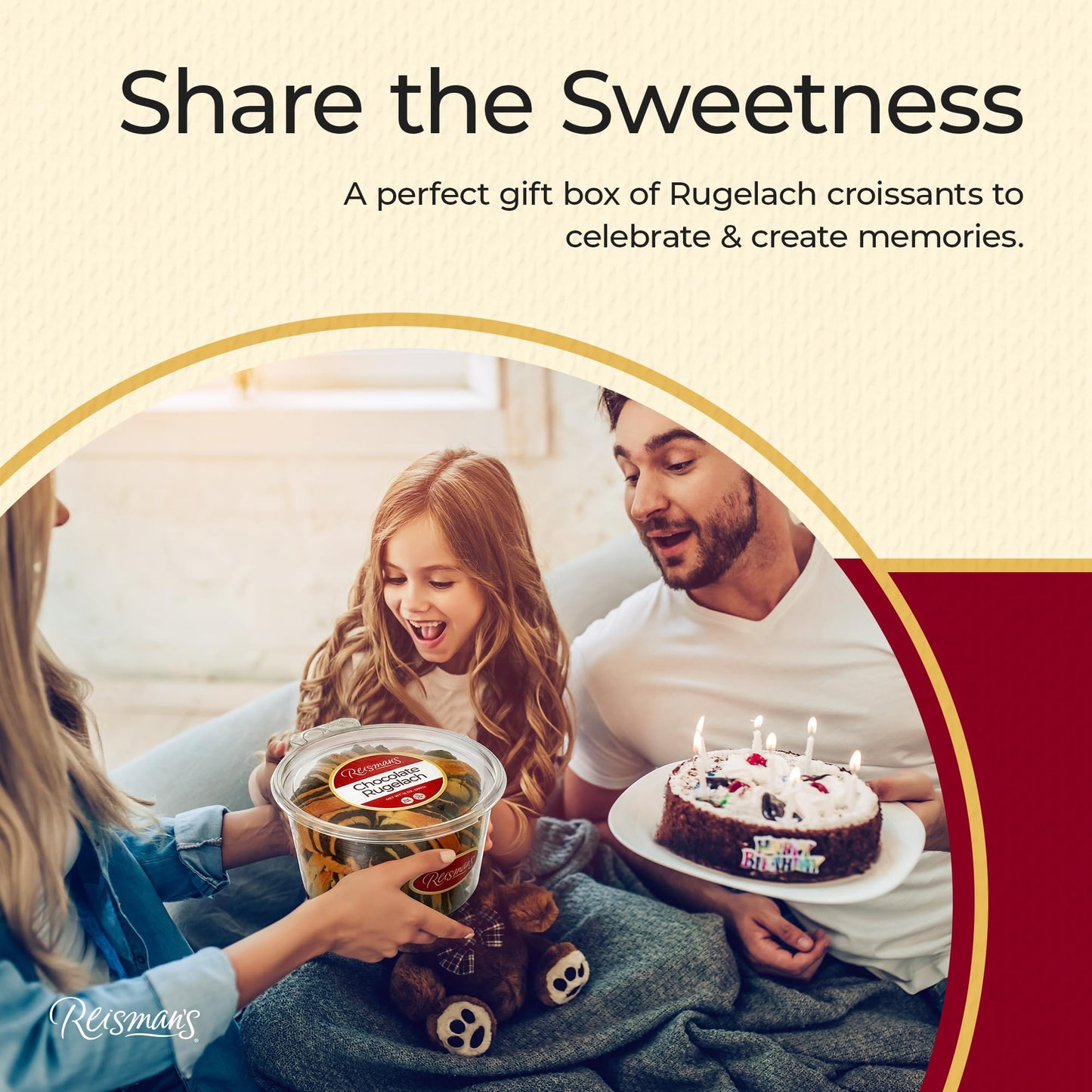 Chocolate Rugelach | Dairy-Free, Nut-Free, OU Kosher-Certified Mini Croissants | Breakfast Pastry | Coffee and Tea Snack | Bakery Fresh Pastries - 14