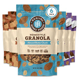 Healing Home Foods Variety P-Nutty Chip, Almond Butter Chunk, Cashew Coconut Crunch, Gluten Free Granola Mix, Low Sugar Granola Clusters, Vegan
