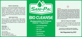 Sani-Pal Bio-Cleanse, safe and environmentally friendly cleaner and degreaser designed to tackle the toughest of industrial cleaning applications, 128