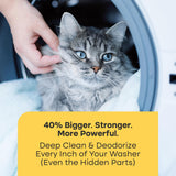 Fursprint Washing Machine Cleaner Tablets Ultra - 40% Stronger Formula: Designed for Pet Owners, Removes Residue, Grime & Odors, Compatible with HE