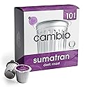 Cambio Roasters Sumatran Dark Roast Organic Coffee Pods - The Only Organic Recyclable Aluminum Coffee Pods, Small Batch Roasted, Keurig® Compatible