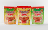 De la Rosa Pulparindo Gummies Rings,Mildly Spicy Soft Chewy Candy, Bite-Size Snack (9 Oz, Mango)