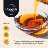 My Secrets Peggy’s Food Sugar-Free Maple Syrup, Keto Maple Syrup for Pancakes & Waffles - Sweetened with Allulose, Monk Fruit & Natural Sweeteners