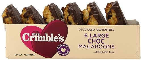 Mrs. Crimbles Chocolate Macaroons, Large, 7.8 Ounce (Pack of 12)