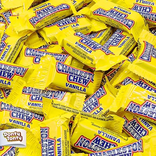 CHEW Candy 1 lb - Anti Melt Pack, Bulk Resealable Bag, Individually Wrapped (54 Pieces), Soft Vanilla Nougat, Gluten & Peanut Free