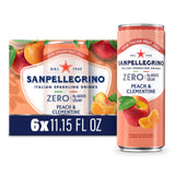 Sanpellegrino Italian Sparkling Drink, Peach Clementine, 6 Cans, 11.15 Fl Oz Can