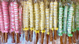 Ronita's bakery Sweet baby blue chocolate covered pretzels 12 Rods