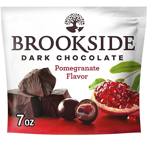 Brookside Dark Chocolate And Pomegranate Flavored Snacking Chocolate Bag, 7 Oz