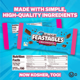 MrBeast Feastables Milk Chocolate Bar, Full Size, 24 Count, Smooth & Creamy Milk Chocolate Candy, Fairtrade Cocoa, 1.24oz Each