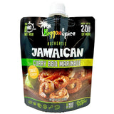 Reggae Spice Jamaican Curry Jerk BBQ Marinade | 60-Second Authentic Wet Rub Seasoning Sauce for Cooking Meats | Gluten Free, Vegan, and Keto Friendly