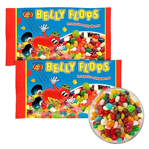 Jelly Belly Belly Flops® Jelly Beans - 2 lb. Bag - 2 Pack - Official, Genuine, Straight from the Source