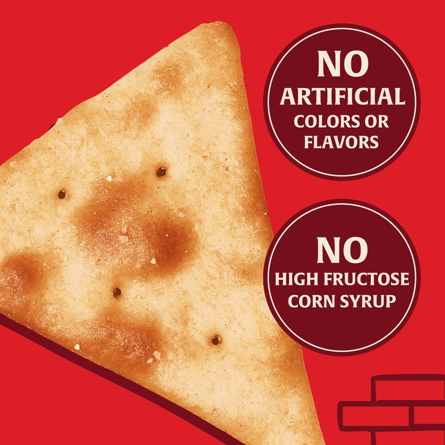 Town House Pita Oven Baked Crackers, Party Snacks, Game Day, Sea Salt 9.5oz Box