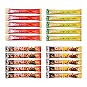 Korean Instant Coffee Variety Sample Pack, 20 Sticks (Maxim Mocha, Maxim Original, Rose Bud Mocha, Rose Bud Original)
