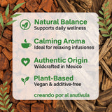 Quina Roja + Palo de Víbora Herbal Tea Combo - 2 Pack (4 oz Each / 113 g) - Red Cinchona Bark & Arbol de la Víbora Herbal Infusion - 100% Natural