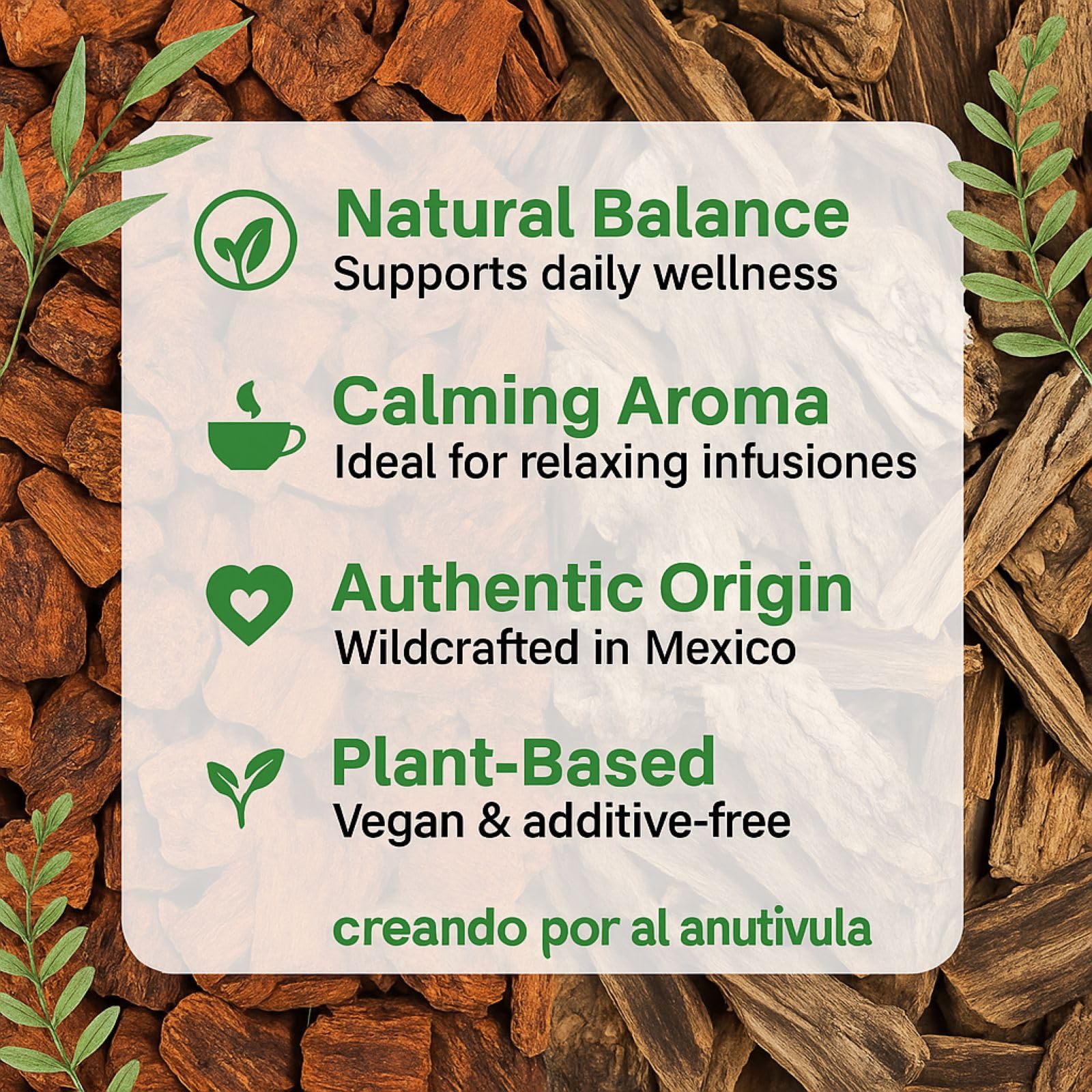 Quina Roja + Palo de Víbora Herbal Tea Combo - 2 Pack (4 oz Each / 113 g) - Red Cinchona Bark & Arbol de la Víbora Herbal Infusion - 100% Natural
