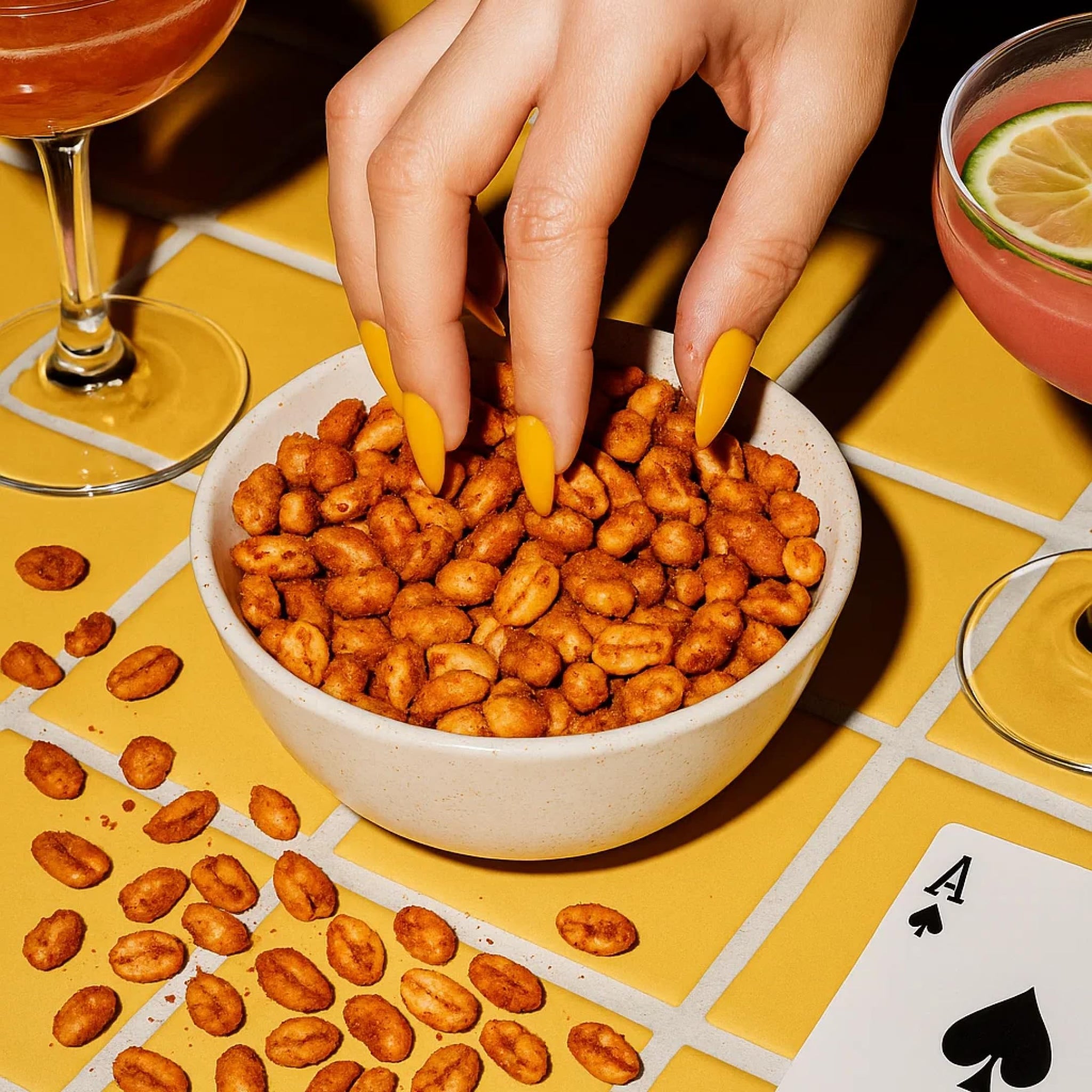 Confusion Snacks Chili Spiced Hot Peanuts - Hot & Spicy Peanuts with Bold Heat, High Protein Keto Snacks, Crunchy Spicy Nuts, Seed Oil Free, Gluten