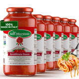 La San Marzano Arrabiata Sauce, 24 oz, Pasta Sauce Made in Italy, All Purpose Tomato Premium Quality, All Natural, Mediterranean Diet, Non GMO, Vegan