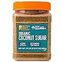 BetterBody Foods Organic Coconut Sugar, Gluten-Free, Non-GMO, Low Glycemic Sugar Substitute, 1.5 lbs, 24 Ounce