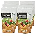 Pereg Spicy Panko Bread Crumbs - (9 Oz x 6 Pack) - Breadcrumbs with Hot Spicy Flavor - Best for Coating & Stuffing - Schnitzel, Seafood, Poultry, Vegetables, Meatballs