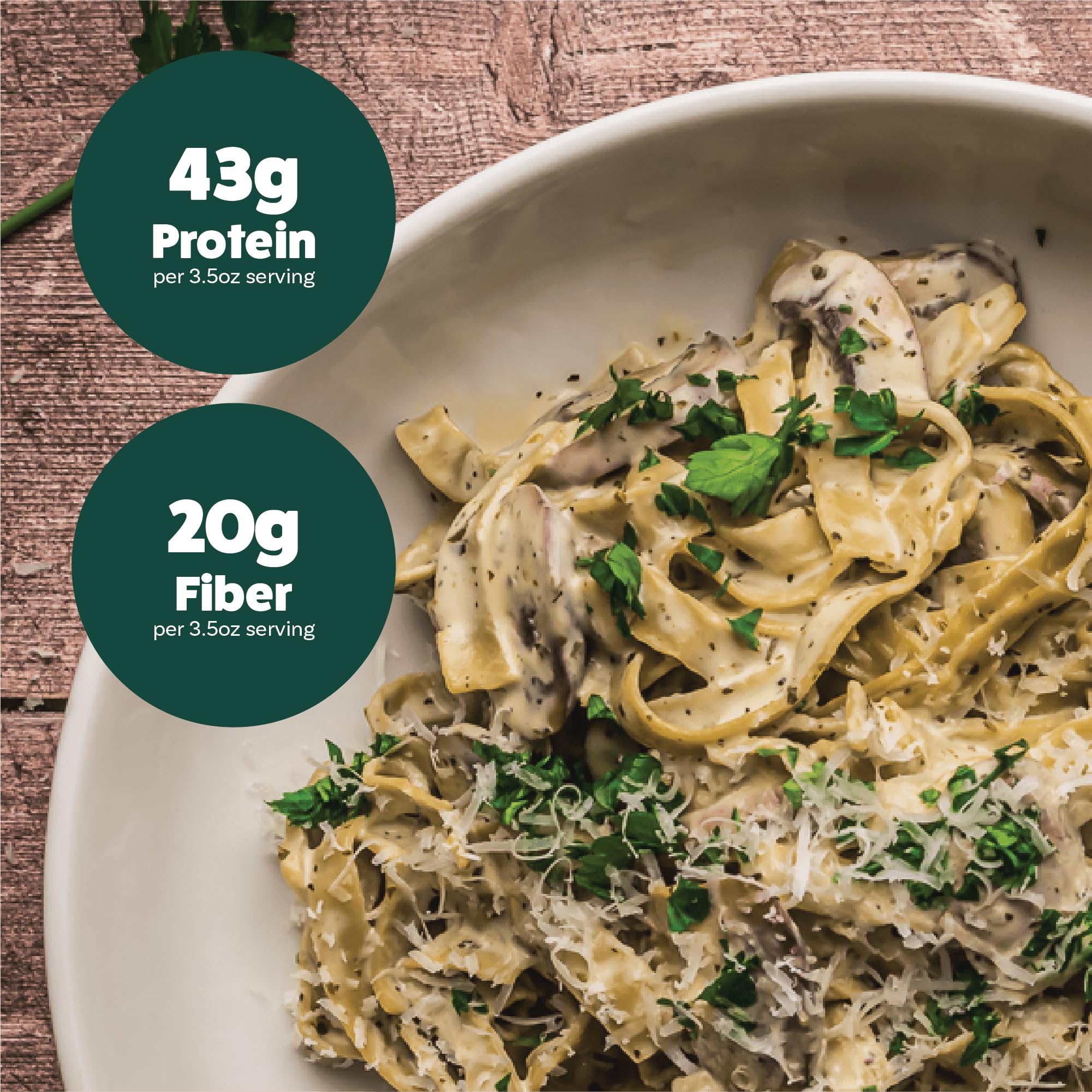 Explore Cuisine Organic Edamame & Mung Bean Fettuccine -Easy-to-Make Pasta - High in Fiber and Plant-Based Protein - Non-GMO, Gluten Free, Vegan, 8 oz