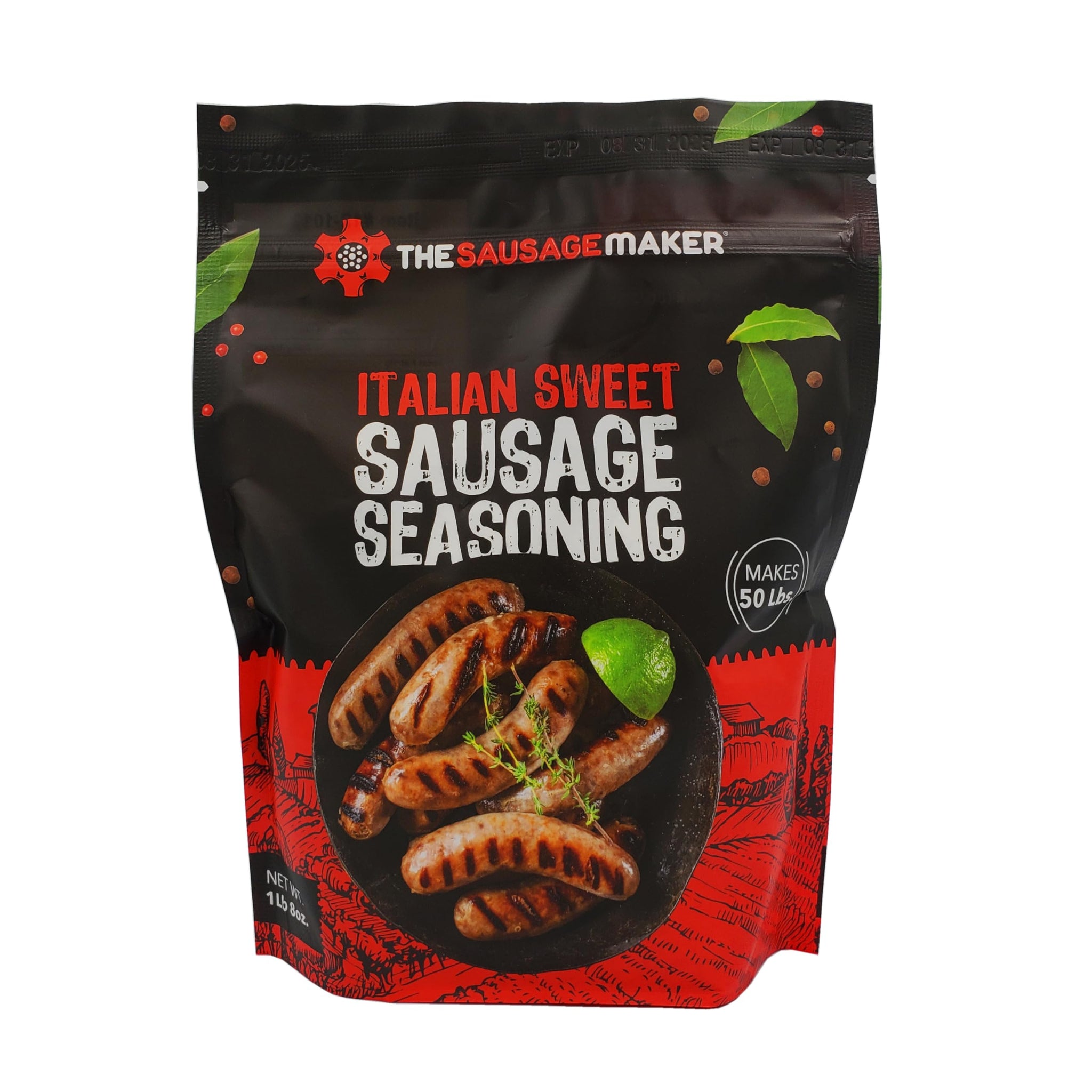 The Sausage Maker Italian Seasonings Bundle - Mild Italian, Sweet Italian and Zesty Italian, 3 pack of 1lb. 8oz. Containers