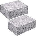 Pndeyo Pools Pumice Stone for Cleaning 2pcs, Pumice Stone for Pool Tile Toilet Bowl Bathtubs Kitchen Sink BBQ Grills Cleaning Calcium Remover Rust
