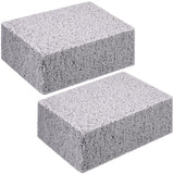 Pndeyo Pools Pumice Stone for Cleaning 2pcs, Pumice Stone for Pool Tile Toilet Bowl Bathtubs Kitchen Sink BBQ Grills Cleaning Calcium Remover Rust