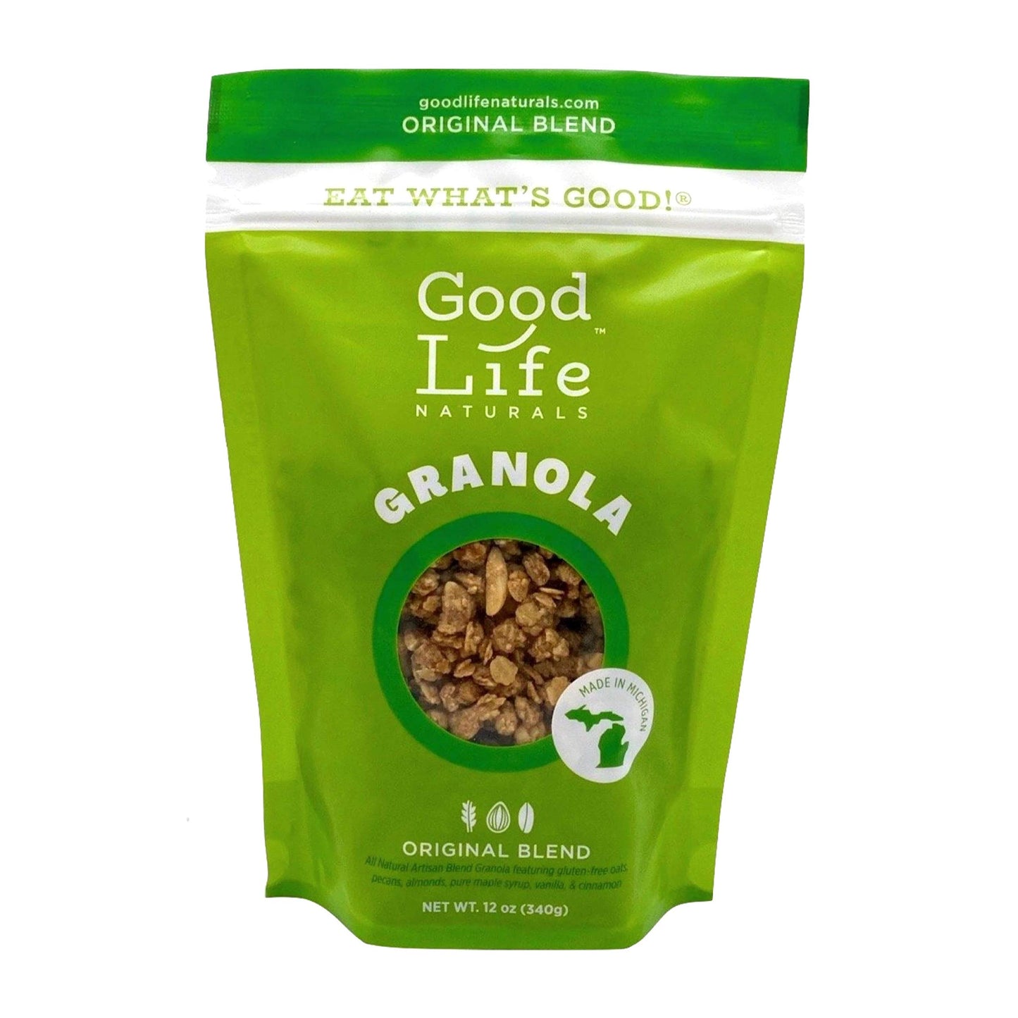 Good Life Natural’s Granola Cereal | Artisan Blended Energizing Granola Flakes | Healthy Snack | No Artificial Flavoring or Sweeteners | Non-GMO