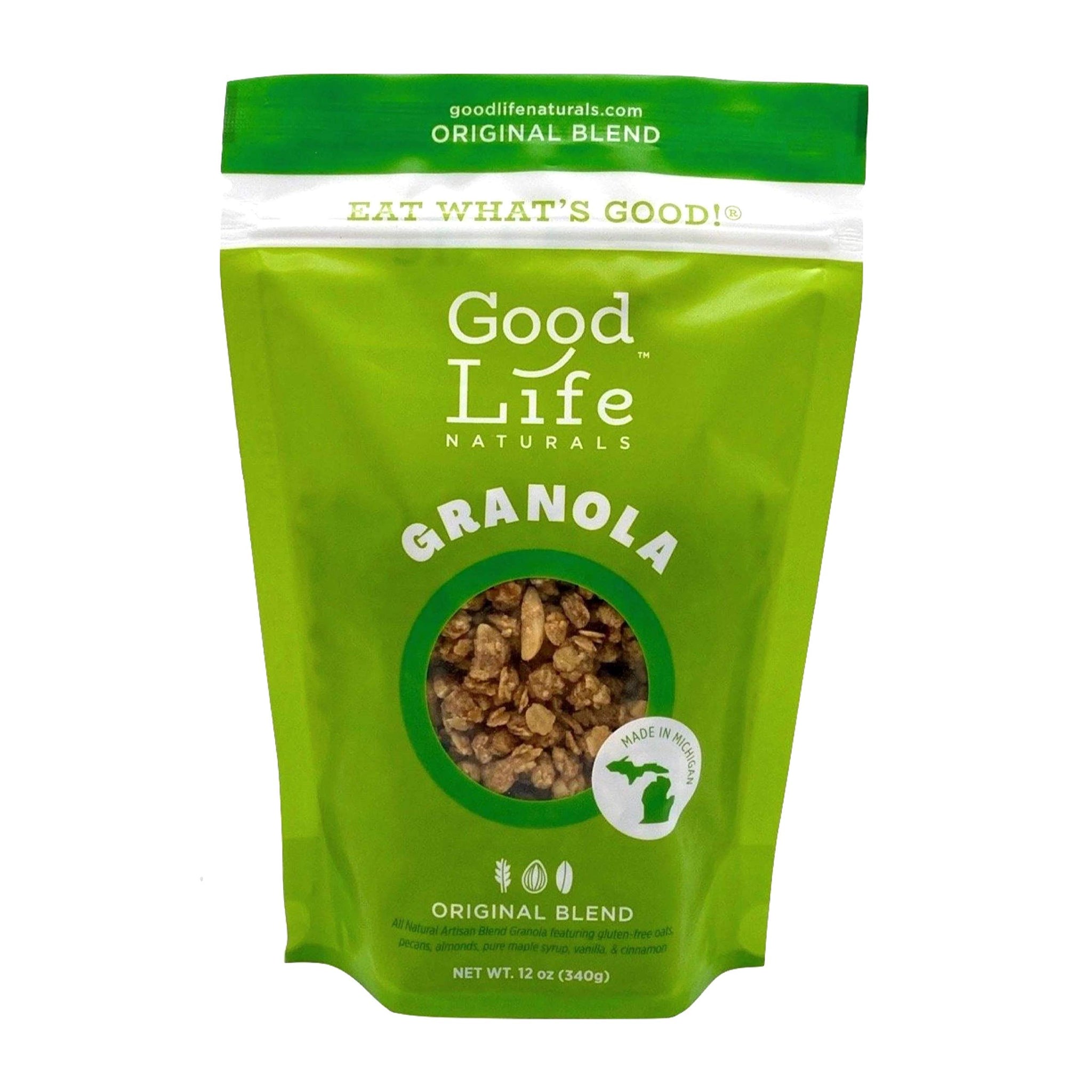 Good Life Natural’s Granola Cereal | Artisan Blended Energizing Granola Flakes | Healthy Snack | No Artificial Flavoring or Sweeteners | Non-GMO