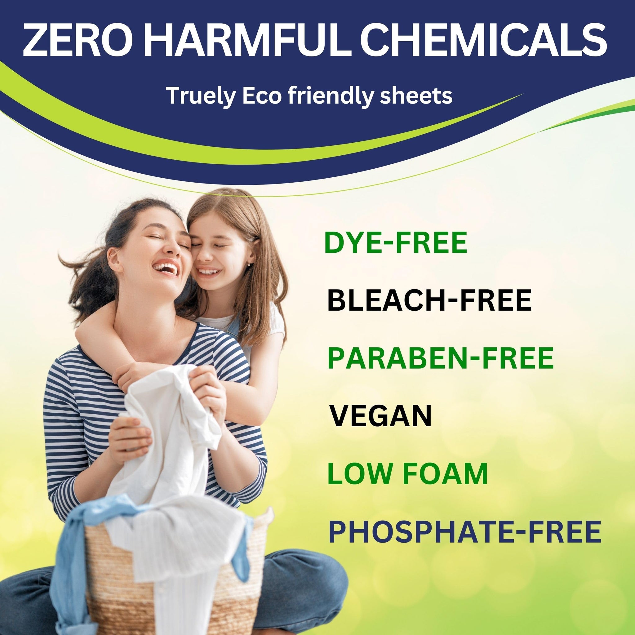 Travel Laundry Detergent Sheets, Liquidless Washer Sheet, Eco Friendly Laundry Sheets Detergent, Hypoallergenic Non Toxic (FRESH SCENT-32 LOADS)