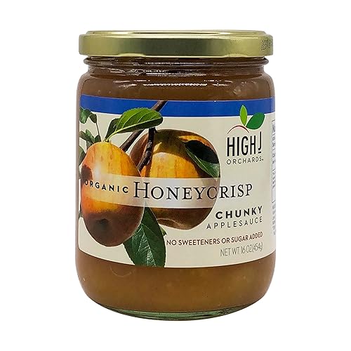 High J Orchards Organic Honeycrisp Chunky Applesauce, 16 OZ