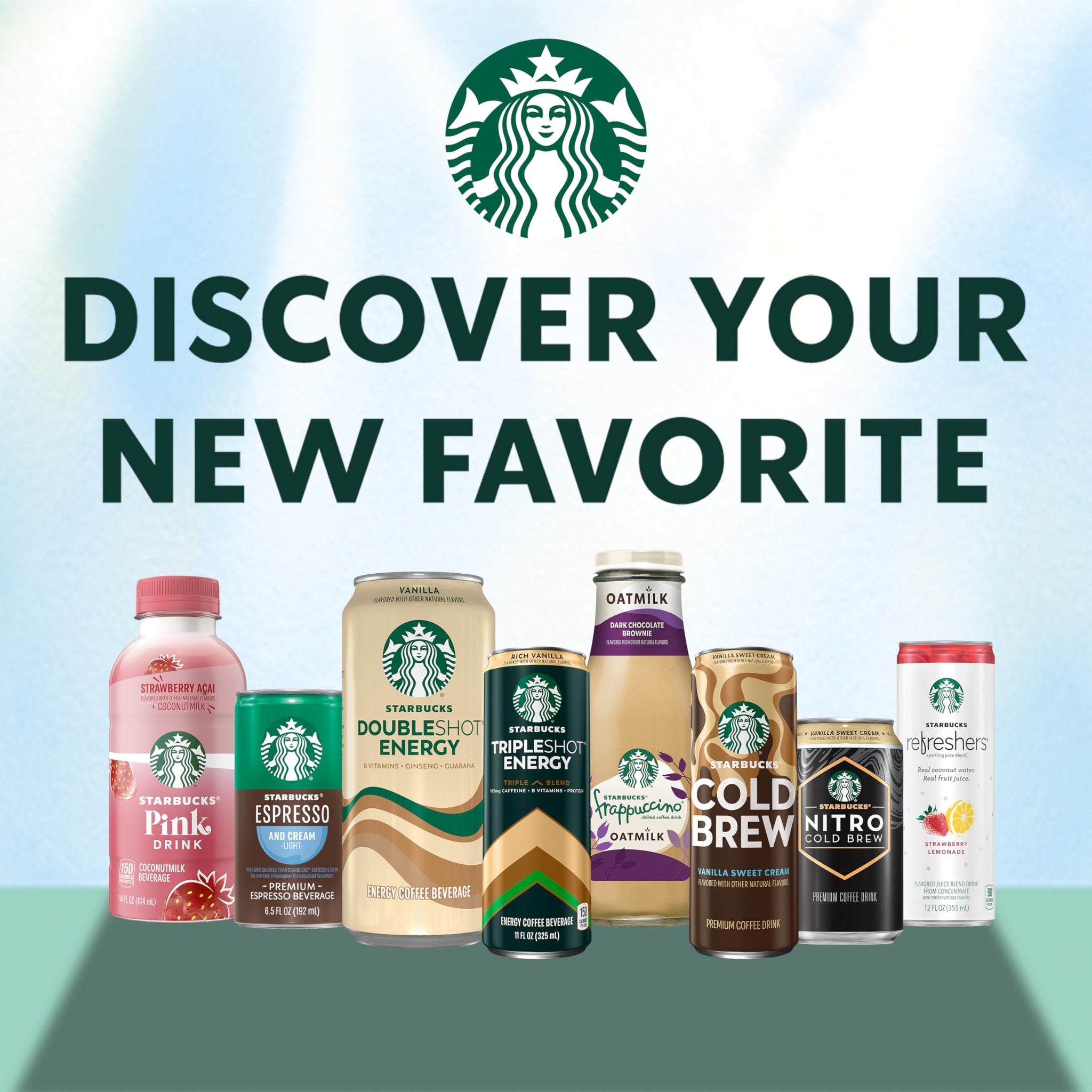 Starbucks Iced Energy, Blueberry Lemonade, Sparkling Energy Drink, 12 Fl Oz