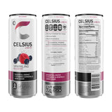 CELSIUS Sparkling Wild Berry Energy Drink, 12 Fl Oz Cans, 4 Pack