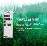 Boxed Water 16.9 oz. (24 Pack) - A Sustainable Alternative - Better Than Premium Plastic Bottles - Purified Drinking Water in Plant-Based Cartons