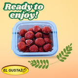 El Gustazo Tamarind Balls Candy, Dulce de Tamarindo Natural, Sweet & Tangy Flavor, 8 oz Pack