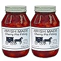 Amish Pie Filling Cherry - TWO 32 Oz Jars