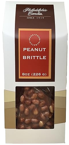 Philadelphia Candies Homemade Peanut Brittle, 8-ounce Gift Bag
