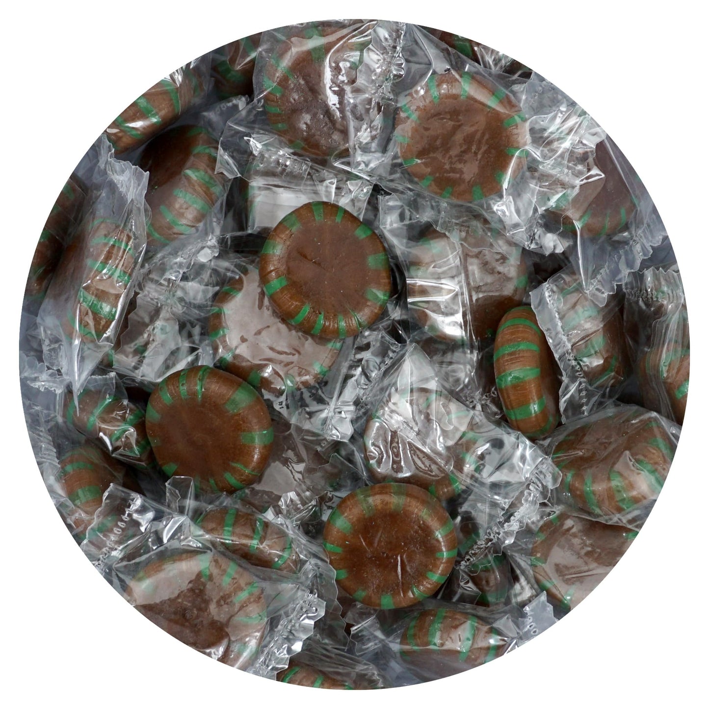 Chocolate Starlight Mints Candy, 1 Pound Bulk Candy (Approx. 75 pcs.), Individually Wrapped Choco Starlights